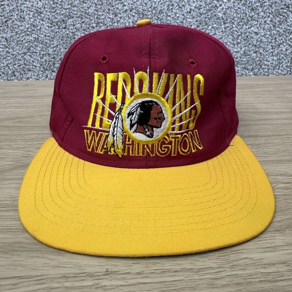 Vintage Washington Redsking Hat Cap Snap Back Red AJD One Size NFL Football 80s